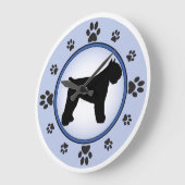 Grande Horloge Ronde Bouvier des Flandres (Angle)