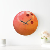Grande Horloge Ronde Bowling Ball (Maison)