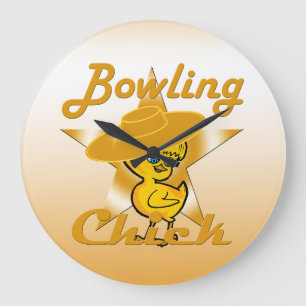 Grande Horloge Ronde Bowling Chick #10
