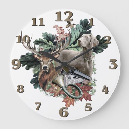 Grande Horloge Ronde Braque de Weimar (Recto)
