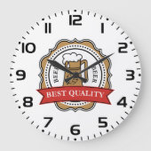 Grande Horloge Ronde Brasserie de qualité supérieure (Recto)