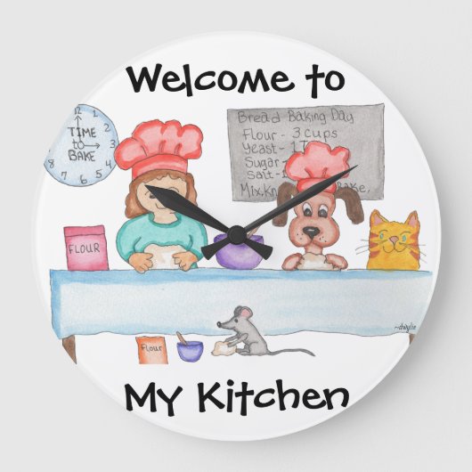 Grande Horloge Ronde Bread Baking (Recto)