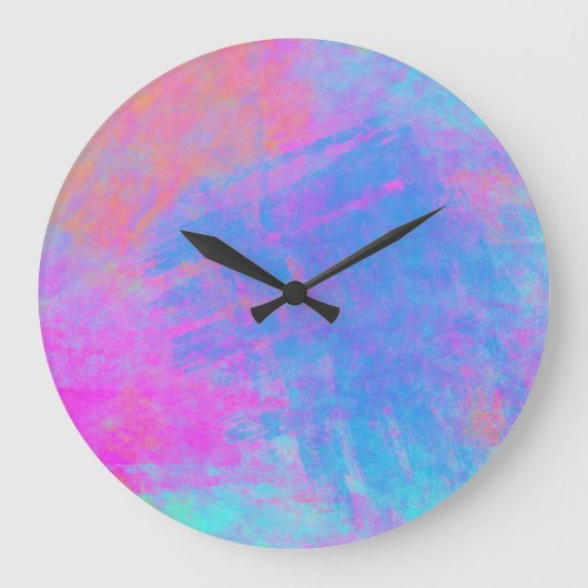 Grande Horloge Ronde Bright Multicolor Splashes (Recto)