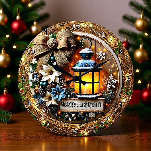 Grande Horloge Ronde Bright Winter Lantern