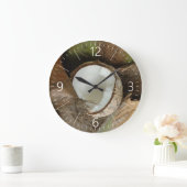 Grande Horloge Ronde Broken coconut (Maison)
