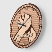 Grande Horloge Ronde Bronze (Angle)