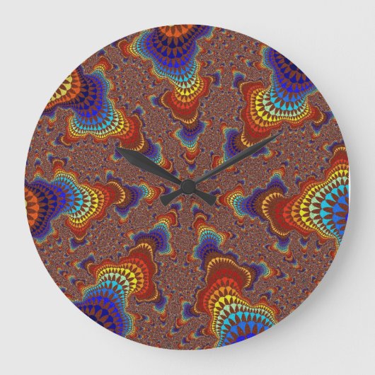 Grande Horloge Ronde Brown Rainbow Starburst (Recto)