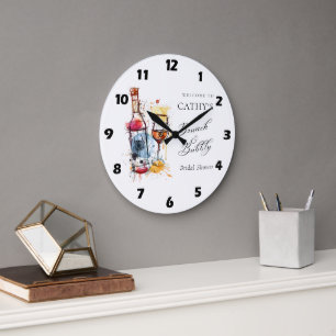 Grande Horloge Ronde Brunch au champagne et Fête des mariées Bubbly Bie