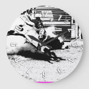 Grande Horloge Ronde Bull Riding Champ