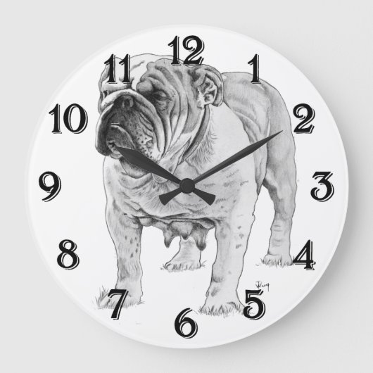 Grande Horloge Ronde Bulldog (Recto)