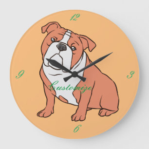 Grande Horloge Ronde Bulldog Breed Thunder_Cove