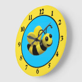 Grande Horloge Ronde Bumble Bee (Angle)
