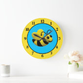 Grande Horloge Ronde Bumble Bee (Maison)