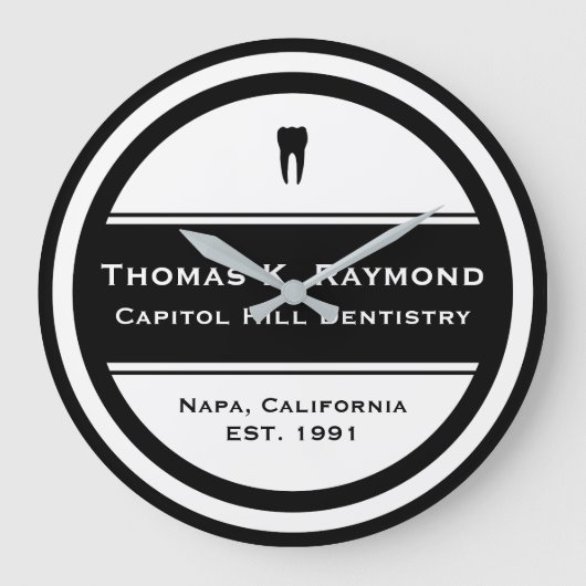 Grande Horloge Ronde Bureau dentaire (Recto)