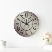 Grande Horloge Ronde BUREAU DU DROIT | Classic Personnalisable (Maison)