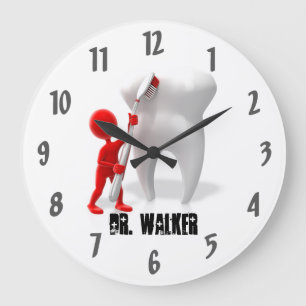 Grande Horloge Ronde Bureau professionnel de dentiste