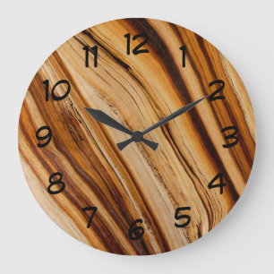 Grande Horloge Ronde Burned Bristlecone Pine Tree Trunk