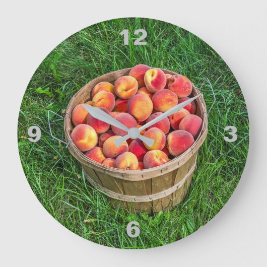 Grande Horloge Ronde Bushel Basket de Fresh (Recto)