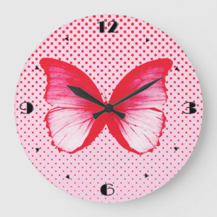 Grande Horloge Ronde Butterfly sketch