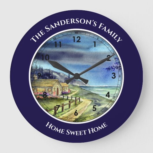 Grande Horloge Ronde By the light of the silvery moon large clock (Recto)