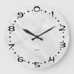 Grande Horloge Ronde Cadeau d'art du système de numérotation décimal mo
