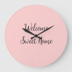 Grande Horloge Ronde Cadeau de bienvenue pour agent immobilier ajoutez