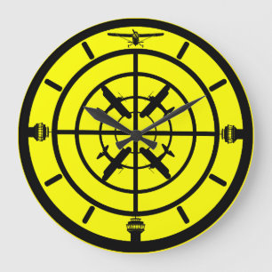 Grande Horloge Ronde Cadeaux Pour Contrôleur De La Circulation Aérienne