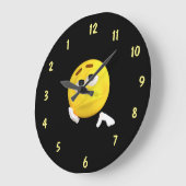 Grande Horloge Ronde Cadran inversé (Angle)