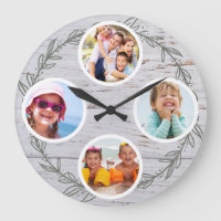 Cadre de feuillage rustique Famille Multi Photo
