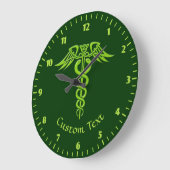 Grande Horloge Ronde Caduceus (Angle)