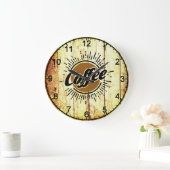 Grande Horloge Ronde café vintage (Maison)