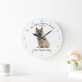 Grande Horloge Ronde Cairn Terrier (Maison)