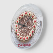 Grande Horloge Ronde Cake de Black Forest (Angle)