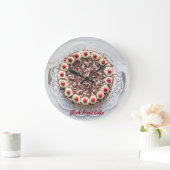 Grande Horloge Ronde Cake de Black Forest (Maison)