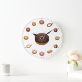 Grande Horloge Ronde Cakes and Donuts Themed (Maison)