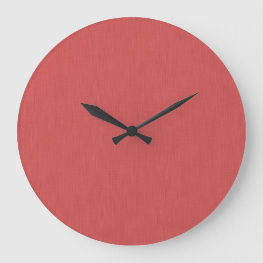 Grande Horloge Ronde Calm & simple visual red textured background (Recto)