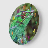 Grande Horloge Ronde Caméléon (Angle)