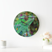 Grande Horloge Ronde Caméléon (Maison)