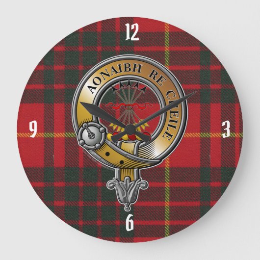 Grande Horloge Ronde Cameron Tartan (Recto)