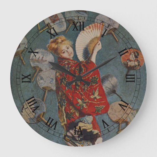 Grande Horloge Ronde Camille Monet en costume japonais par Claude Monet (Recto)