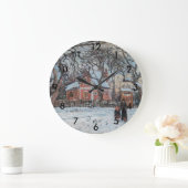 Grande Horloge Ronde Camille Pissarro - Chataigniers a Louvecienne (Maison)