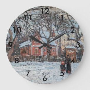 Grande Horloge Ronde Camille Pissarro - Châtaigniers à Louveciennes