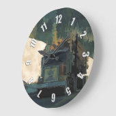 Grande Horloge Ronde Camion d'exploitation forestière (Angle)