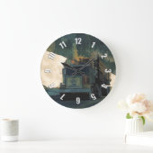 Grande Horloge Ronde Camion d'exploitation forestière (Maison)