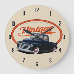 Grande Horloge Ronde Camion vintage