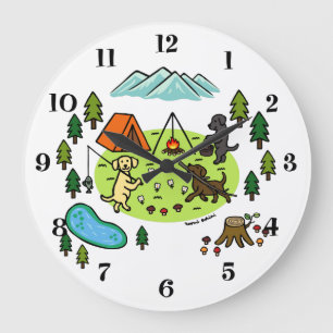 Grande Horloge Ronde Camping des Trois Labradors