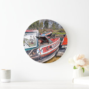 GRANDE HORLOGE RONDE CANAL NARROWBOATS