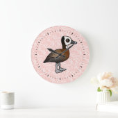 Grande Horloge Ronde Canard à sifflement à visage blanc (Maison)