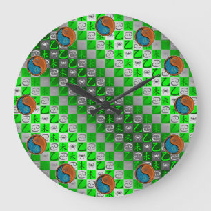 Grande Horloge Ronde Cancer & Chèvre de Bois