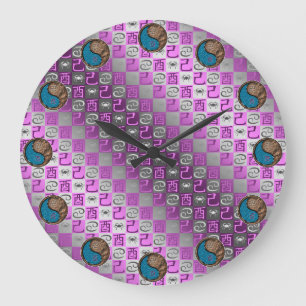 Grande Horloge Ronde Cancer & Coq de Terre